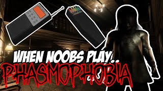 Phasmophobia Noobs - All The Bad Parts! (Funny Moments)