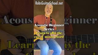 Learn the easy C minor chord. Check us out at RobsGuitarSchool.net/learn #beginnerguitar #guitar