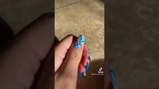 Blue nail inspo