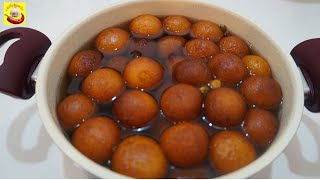 Gulab Jamun Recipe - Bina Mawa or Khoya  Ke Banayen | गुलाब जामुन बीना मावा या खोया के बनायें