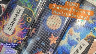 Ep 152: TEMU Diamond Painting Haul/Unboxing #craft #temu #unboxing #budgetfriendly  #diamondpainting