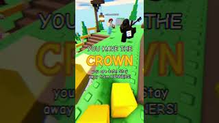 Got the crown again 😎  #gaming #gold #edit #foryou #roblox #untitledtaggame #parkour #shorts