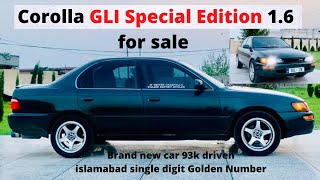 Toyota Corolla Gli 2001 1.6 for sale | Special Edition Golden Number | Brand New condition