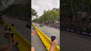 FORMULA 1 ROADSHOW BARCELONA Alpine V8 Engine SOUND!!