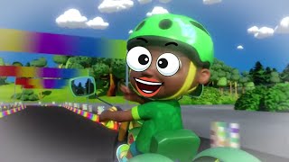 Cocomelon Bike Race Song Funny Laughing and Cute Facial Expressions