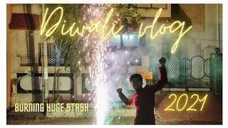 Diwali Celebration 2021💥 | Huge Diwali Stash I Crackers Testing | Vlog