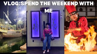 Pirates cove Orlando Mini Golf and Kobe’s dinner weekend vlog