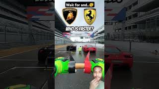 ❌☠️ Lamborghini vs Ferrari ||who is faster💨#car #gaming #racing #games #shorts #ytshorts #carracer