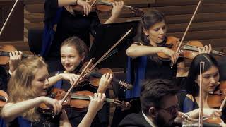 European Union Youth Orchestra plays Copeland's Preamble for a Solemn Occasion, Marin Alsop conducts