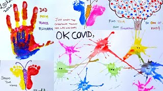 Super easy art ideas to try with toddlers | kids easy art | Simple tricks | Quarantine fun activity