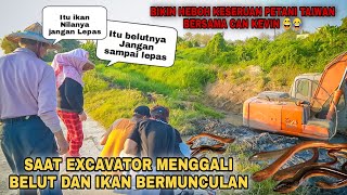 Mencari Belut Dan Ikan Menggunakan Excavator Bersama Warga Taiwan