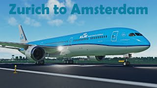 MSFS LIVE | Aircraft & Avionics Update 2 *First Look* | B787 | Zurich to Amsterdam | GSX | VATSIM