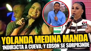 Edson Dávila queda D3SCONCERT4DO con las PALABRAS  de Yolanda Medina para Pamela y Cueva