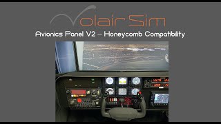 Volair Sim Avionics Panel Version 2 - Now Honeycomb Yoke Compatible