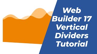 How to use Vertical Dividers in WYSIWYG Web Builder Version 17