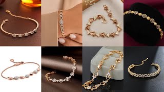 2024 Trending Most Beautiful Gold & Gemstone Bracelet Design Ideas #goldjewellry #trending #bracelet