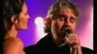 Andrea Bocelli with his Fiancee "Les Feuilles Mortes' (Autumn Leaves)"