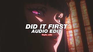 did it first (instrumental) - ice spice, central cee [edit audio]