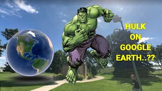 Google Earth Secret Location 🤯 Hulk 💪 Found On Google Earth 🌎#shorts @MRINDIANHACKER