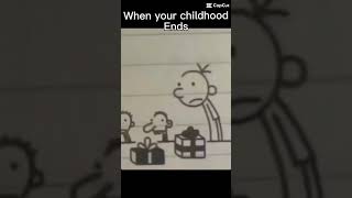 POV when your childhood end #older #greg #diaryofawimpykid #teen