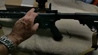 Shooting move red dot sight on S&W M&P  22 carbine by froggy