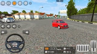 Swift Car Mod In Bus Simulator Indonesia Gameplay  #car #bussid #mod #carmodinbussid