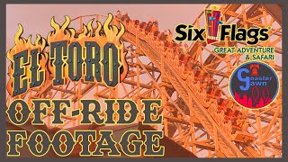 El Toro Off-Ride Footage (No Copyright) - Six Flags Great Adventure, Jackson, NJ