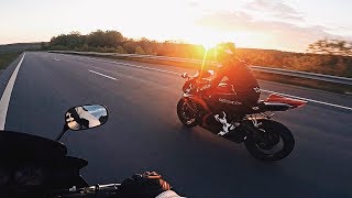 281км/ч на GSX-R 600. Покатушки на закате. Тюнинг фест. BMW Days Ukraine. Кольцевые Мотогонки UASBK.