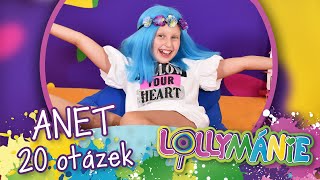 20 otázek pro Anet od fanoušků💙 │ LOLLYMÁNIE