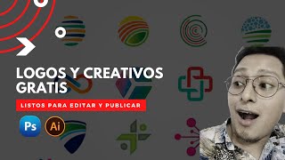 LOGOS Y CREATIVOS GRATIS🤩 listos para Editar y Publicar en Redes Sociales.