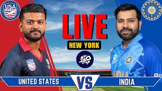 IND vs USA Live Match | Live Score & Commentary | INDIA vs United States Live T20 Match