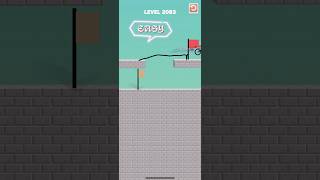 Draw bridge puzzle game level 2063 #drawing #game #Shorts