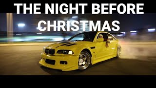 SANTA DRIFTING his BMW E46 GTR and E36! Merry Christmas