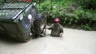 Утопил УАЗ. Папай трофи 2006. Соревнования 4х4. off-road Russian