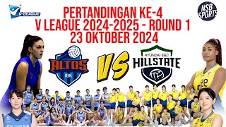 LIVE!! IBK Altos VS Hyundai Hillstate | V League Round 1 | 23 Oktober 2024 - Part 3