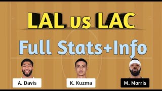 LAL vs LAC Dream11 team | LAL vs LAC | LAL vs LAC Dream11|