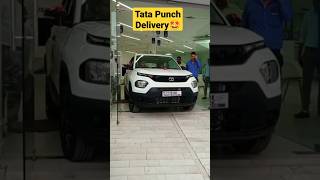 Taking Car Delivery 🤩🤩#shorts #ytshorts #cardelivery #tata #punch