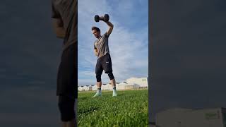 One Arm Dumbbell Power Snatch - Training