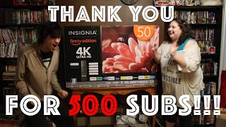 Our First Insignia 4K Ultra HD Fire TV Unboxing (Thank You For 500 Subscribers!!!) | Watchin' It All