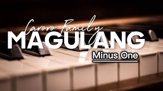 Mga Magulang minus one with lyrics | Caroro Family | composed by Toto Ramonal