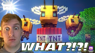 These are some "Busy Buzzy BEES"! Dan Bull: Minecraft Bees Rap Reaction