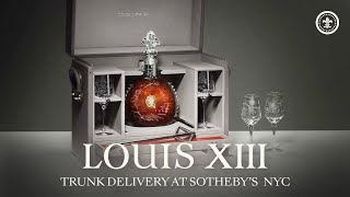 Trunk delivery at Sotheby's NYC I LOUIS XIII Cognac