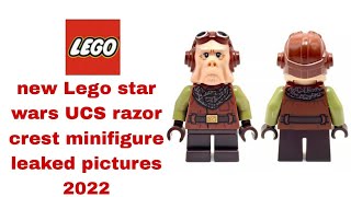 new Lego star wars UCS razor crest minifigure leaked pictures 2022