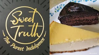 I tried cheesecake for the first time. | Sweettruth cheesecake and Chocolate Truffle Pastry.