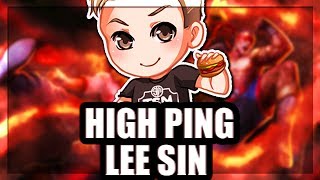 HIGH PING LEE SIN CARRY - Bjergsen Solo Queue Highlights