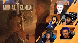 Gamers Reactions to Johnny Cage And Cassie Cage Cry Over Sonya Blade's Death | Mortal Kombat 11