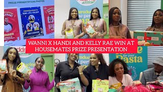 WANNI X HANDI AND KELLY RAE WIN AT HOUSEMATES PRIZE PRESENTATION| BBNAIJA 2024| BIG BROTHER NAIJA