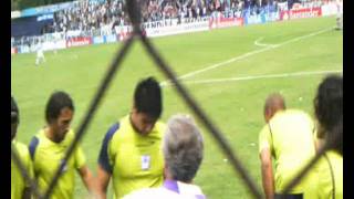 ::: Copa Libertadores 2012 ::: Defensor Sporting vs Velez Sarsfield. Calentamiento de suplentes...