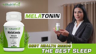 Healthy Sleep Mantra | Melatonin Capsules | Health Veda Organics