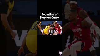 Evolution of Stephen Curry #shorts #stephencurry #evolution